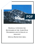 James Peak proposal (be waware)