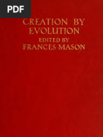 Creation by Evolution