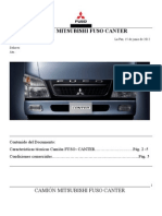 Especificaciones Técnicas Mitsubishi FUSO