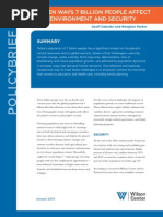 Download Seven Ways 7 Billion People Affect the Environment and Security - A Wilson Center Policy Brief by The Wilson Center SN119831802 doc pdf