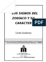 Goodman, Linda -LOS SIGNOS DEL ZODÍACO Y SU CARÁCTER
