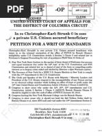 IN RE Strunk - DC Cir - Petition for Writ of Mandamus