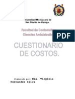 Cuestionario de Costos