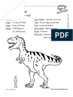 All Dinosaur Fact Files