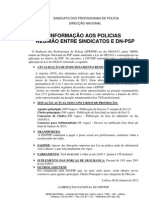 Informação Reunião DN/PSP
