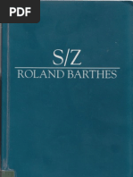 S/Z by Roland Barthes