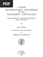 Jan Gonda - A Concise Elementary Grammar of The Sanskrit Language