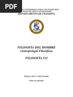 Panfleto Filosofía del Hombre