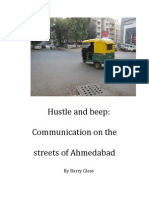 Hustle and Beep: Communication On The Streets of Ahmedabad