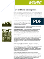 Organic Agriculture and Rural Development