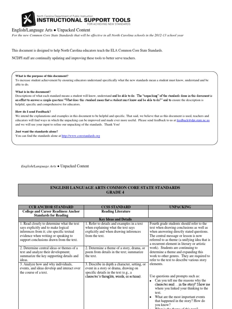 4 Unpacking | PDF | English Grammar | Narrative