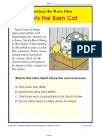 Barn Cat Main Idea