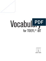 Vocabulary For TOEFL iBT