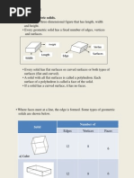 How To Make 3d Shapes For Maths Project | PDF