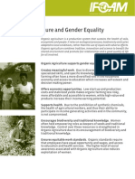 Organic Agriculture and Gender Equality