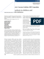 ISPAD Guidelines 2009 DKA