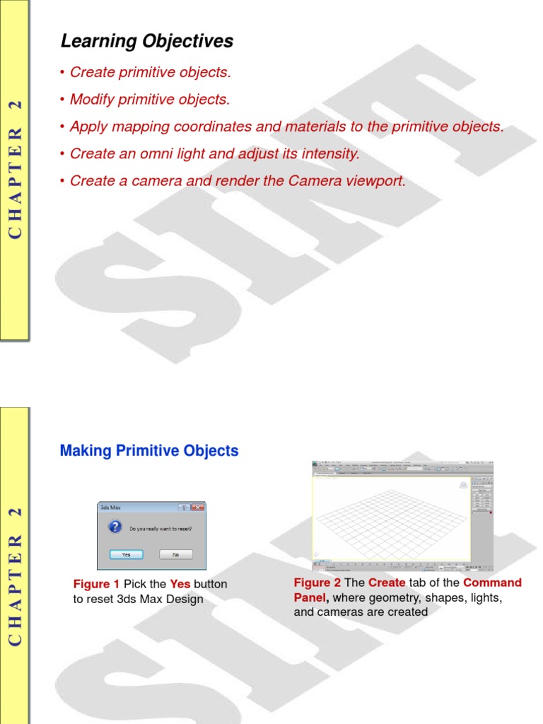3ds Max: Creating and Rendering Primitives | PDF | Teaching Methods ...