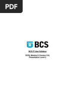 Syllabus 5 Module 6 Presentation