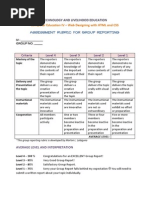 Download Group Reporting Rubrics by Donald Bose Mandac SN119894166 doc pdf