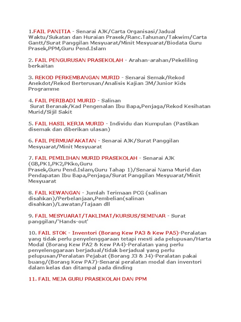 Fail Fail Yang Mesti Ada | PDF