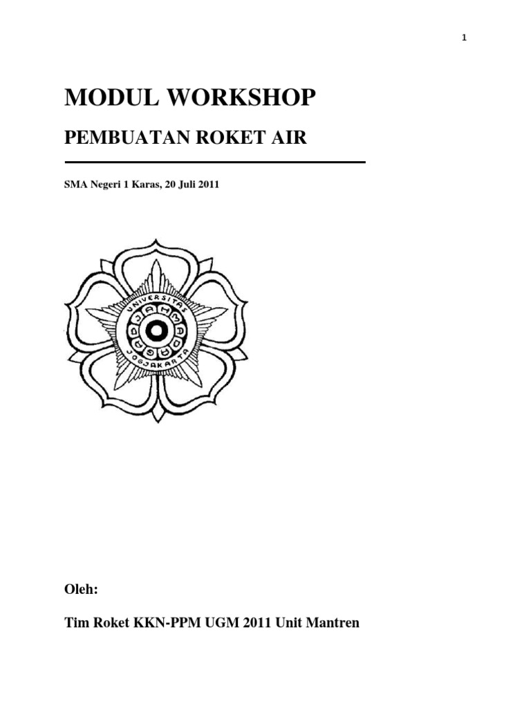 Modul Roket Air untuk Remaja Indonesia | PDF