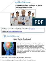 Brain Tumor Treatment Options Available at World Class Hospitals in India