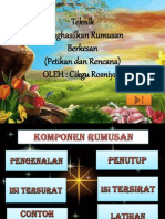 format rumusan