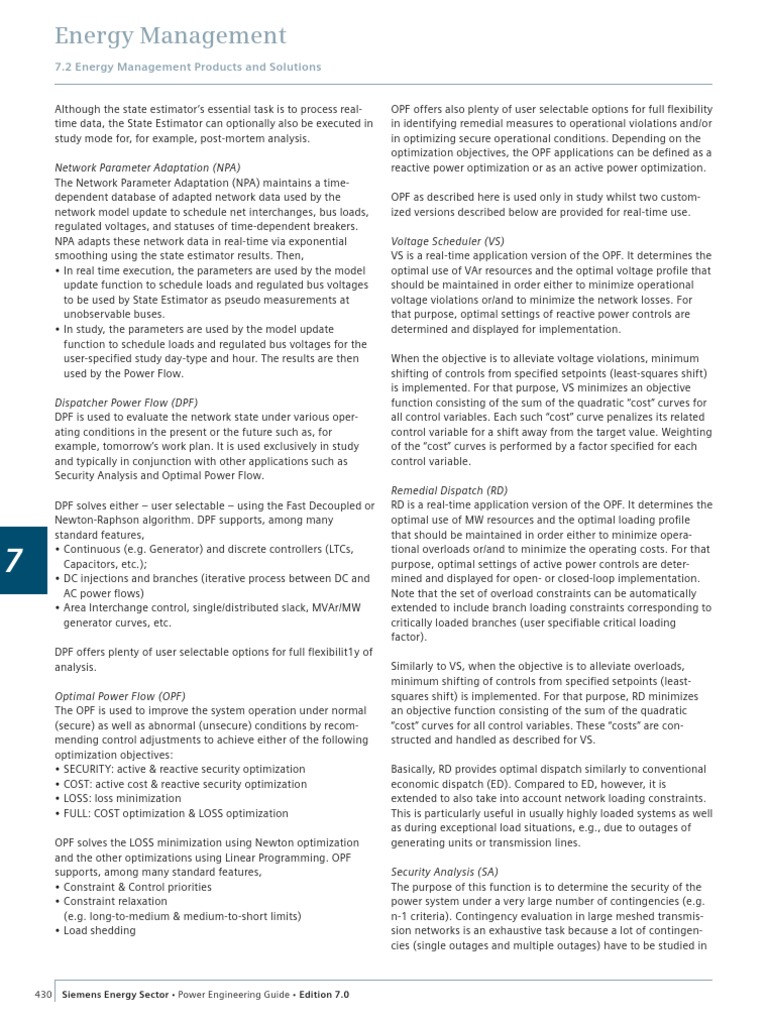 Siemens Power Engineering Guide 7E 430 | PDF | Mathematical ...