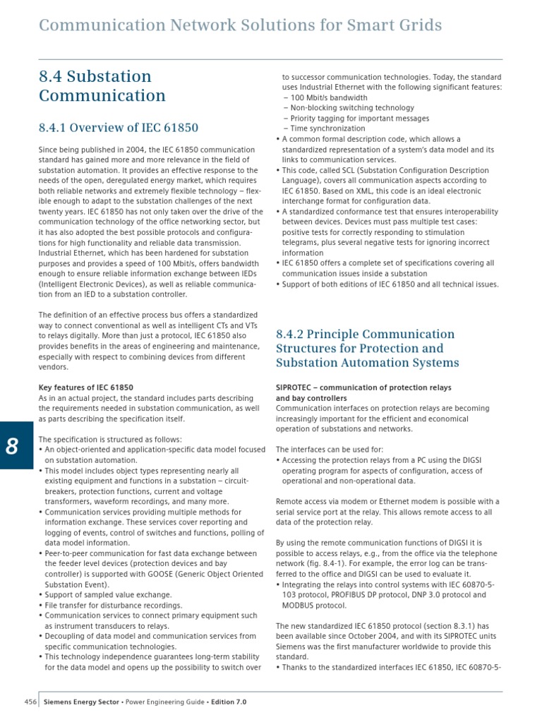 Siemens Power Engineering Guide 7E 456 | PDF | Telecommunication ...
