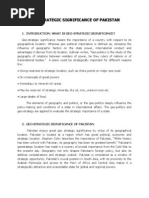 geo strategic significance of pakistan