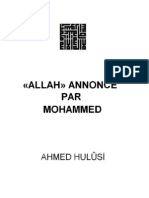 «Allah» Annonce Par Mohammed
