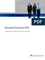 System Requirements Microsoft Dynamics NAV 2013