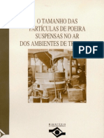 Partículas de Poeira Suspensas No Ar Dos Ambientes de Trabalho