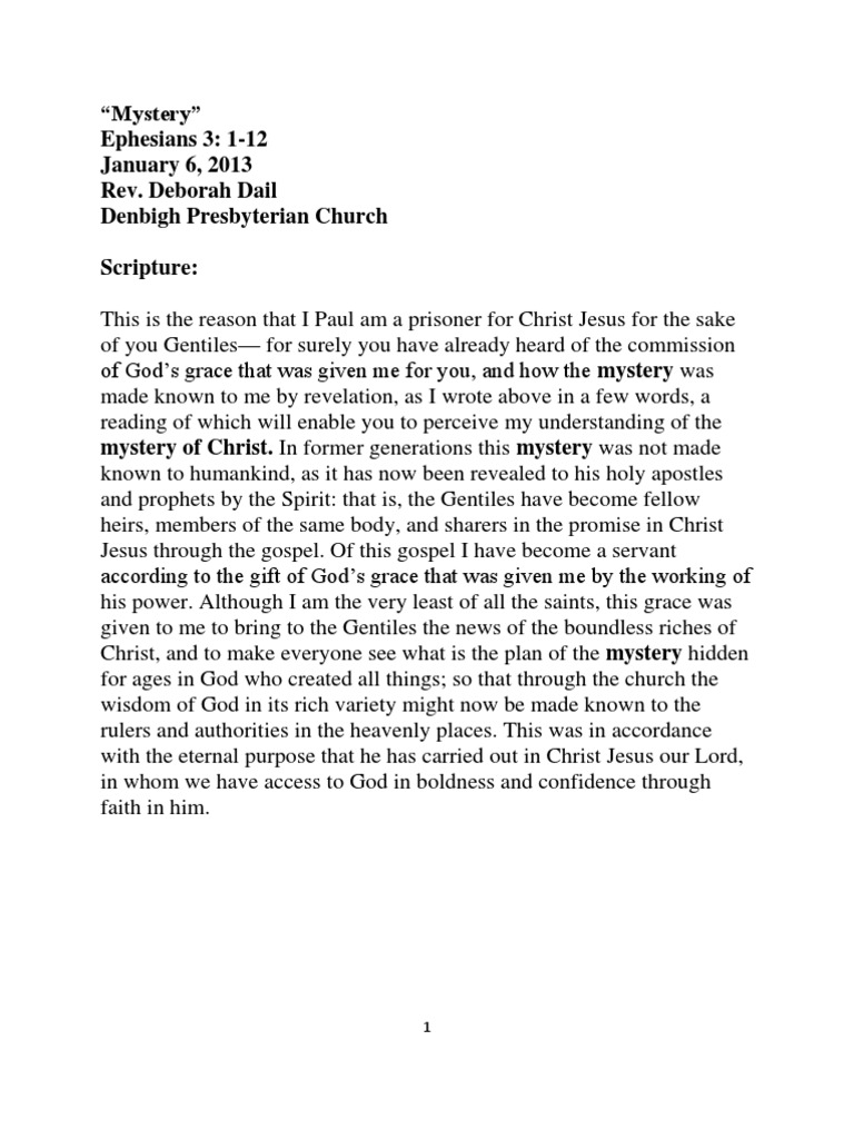 Embracing the Mystery of Faith | PDF | Grace In Christianity | Jesus
