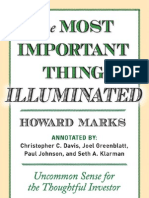 The Most Important Thing Illuminated, by Howard Marks