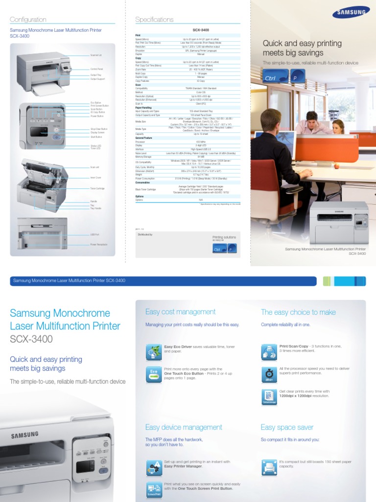 Compact Multifunction Printer Guide | PDF | Printer (Computing) | Image ...