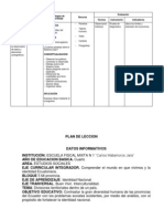 Estudios Sociales Imprimir Plan de LECCION