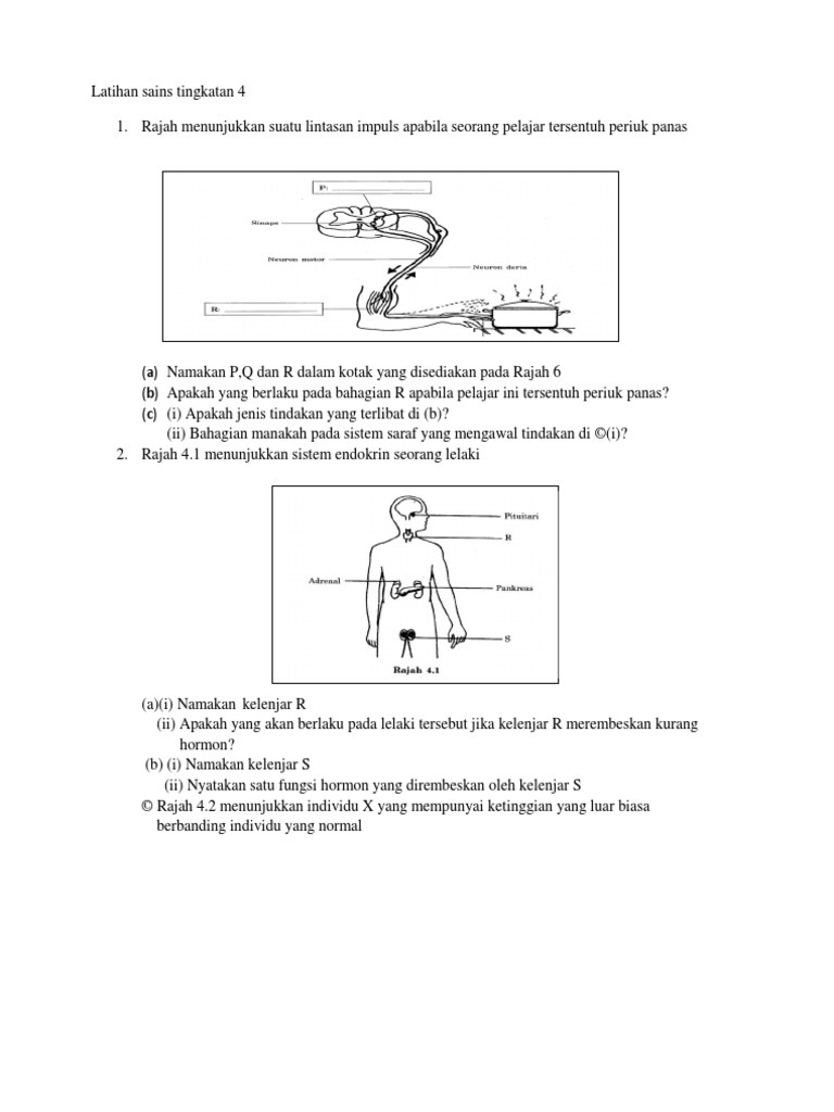 Latihan sains tingkatan 4