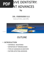 Adhesive Dentistry