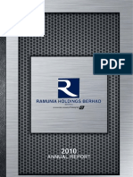 Ramunia 2010 Annual Report Cover Strength