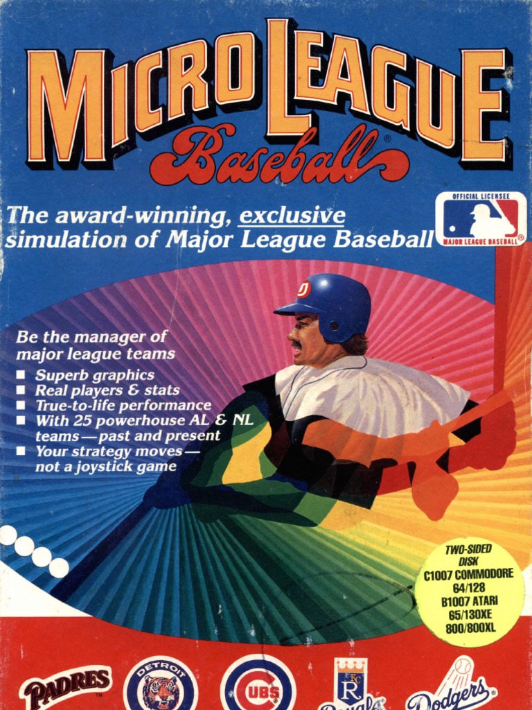 MicroLeague Baseball | PDF | Ball And Bat Games | Team Sports