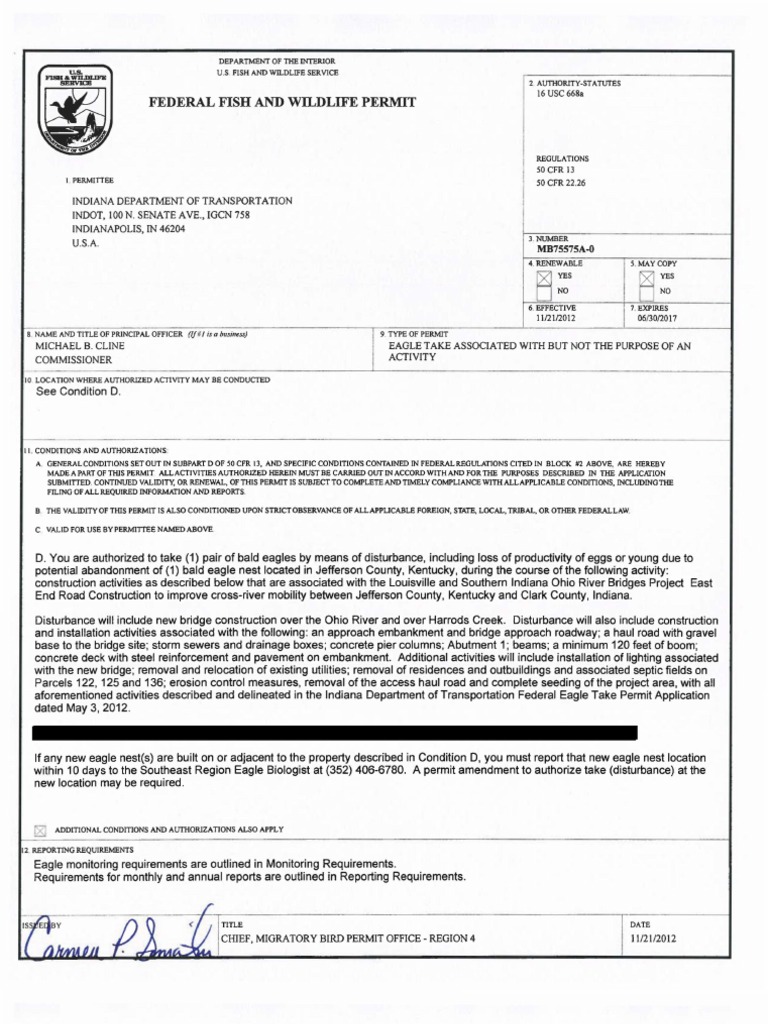 Eagle Permit | Bald Eagle | Nest