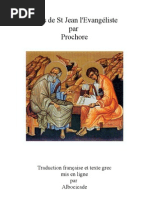 Actes de St Jean par Prochore