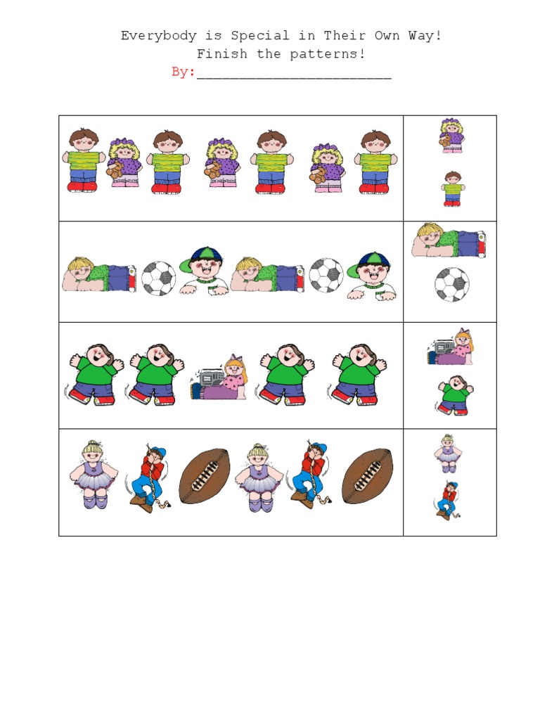 Fun Patterns for Kids | PDF