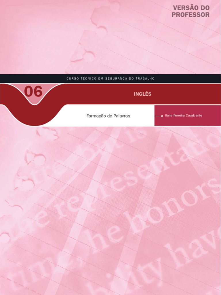 Formação de Palavras em Inglês | PDF | Artes Linguísticas e Disciplina