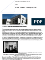 Das Wittgenstein-Haus Oder "Ein Haus in Bewegung" Teil I PZK