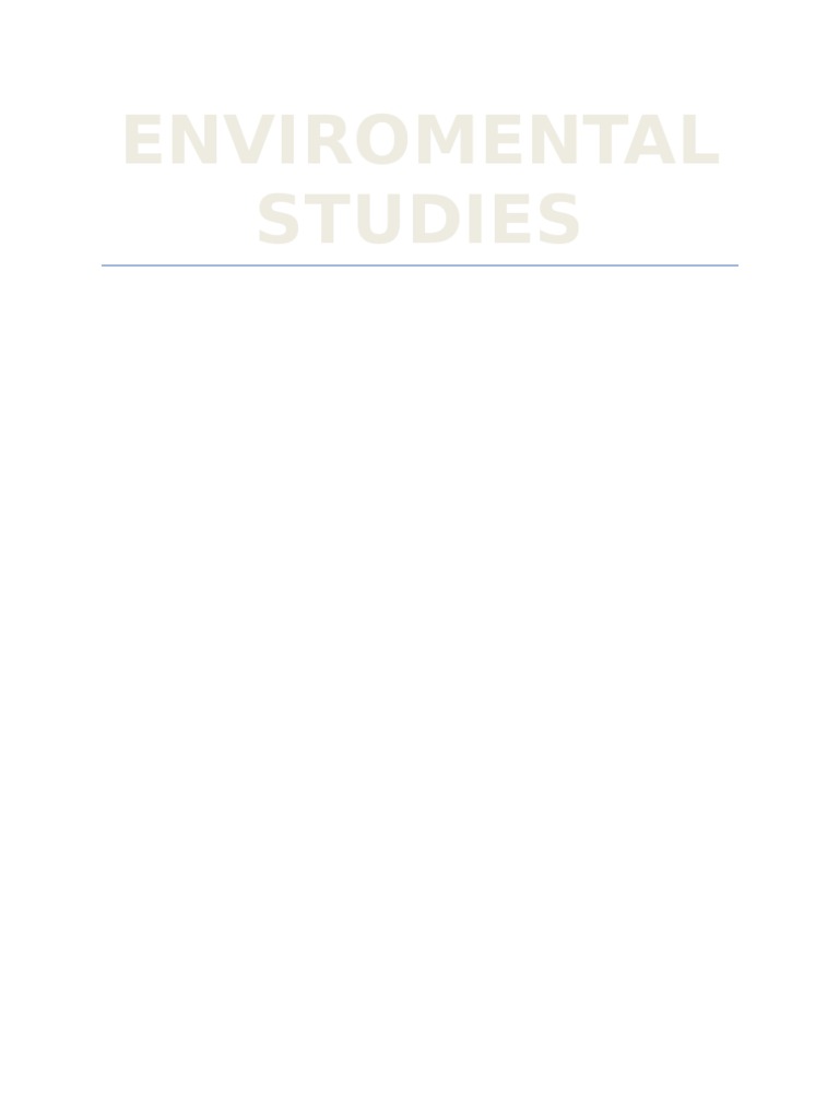 Water Pollution Impact Study | PDF