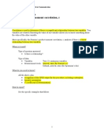 Inferential Statistics Pearson's Product Moment Correlation, R Spearman's Rho: R