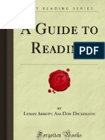 guide to reading