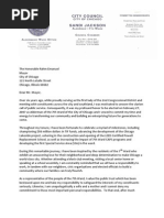 Download Sandi Jackson Letter to the Mayor by Zoe Galland SN119980102 doc pdf